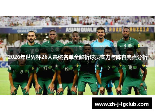 2026年世界杯26人最终名单全解析球员实力与阵容亮点分析 2026年世界杯26人最终名单全解析球员实力与阵容亮点分析